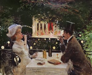 Middag på Les Ambassadeurs, ca 1882